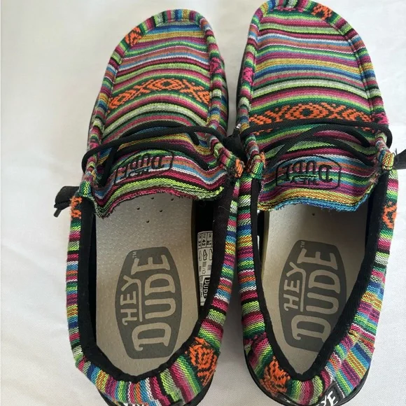 Hey Dude Slip on Shoes Wally Serape Mesa Verde , ladies 11 or mens 8 - Picture 6 of 11